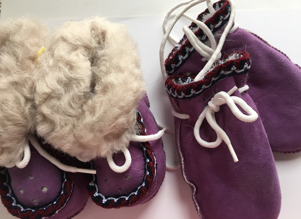 Conjunto Zapatillas y manopla BB con banda