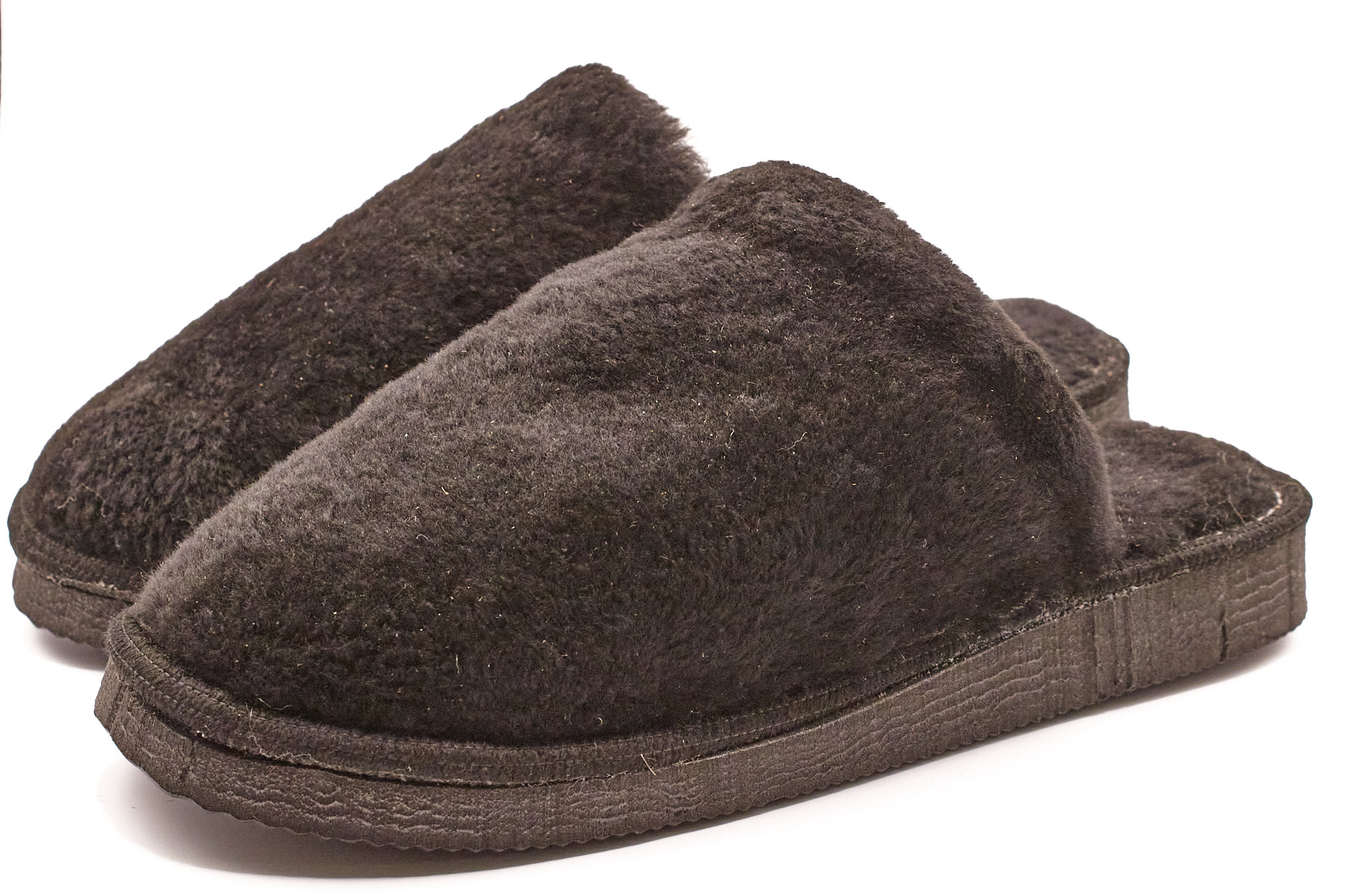 Zapatilla de piel de cordero piel por dentro y por fuera