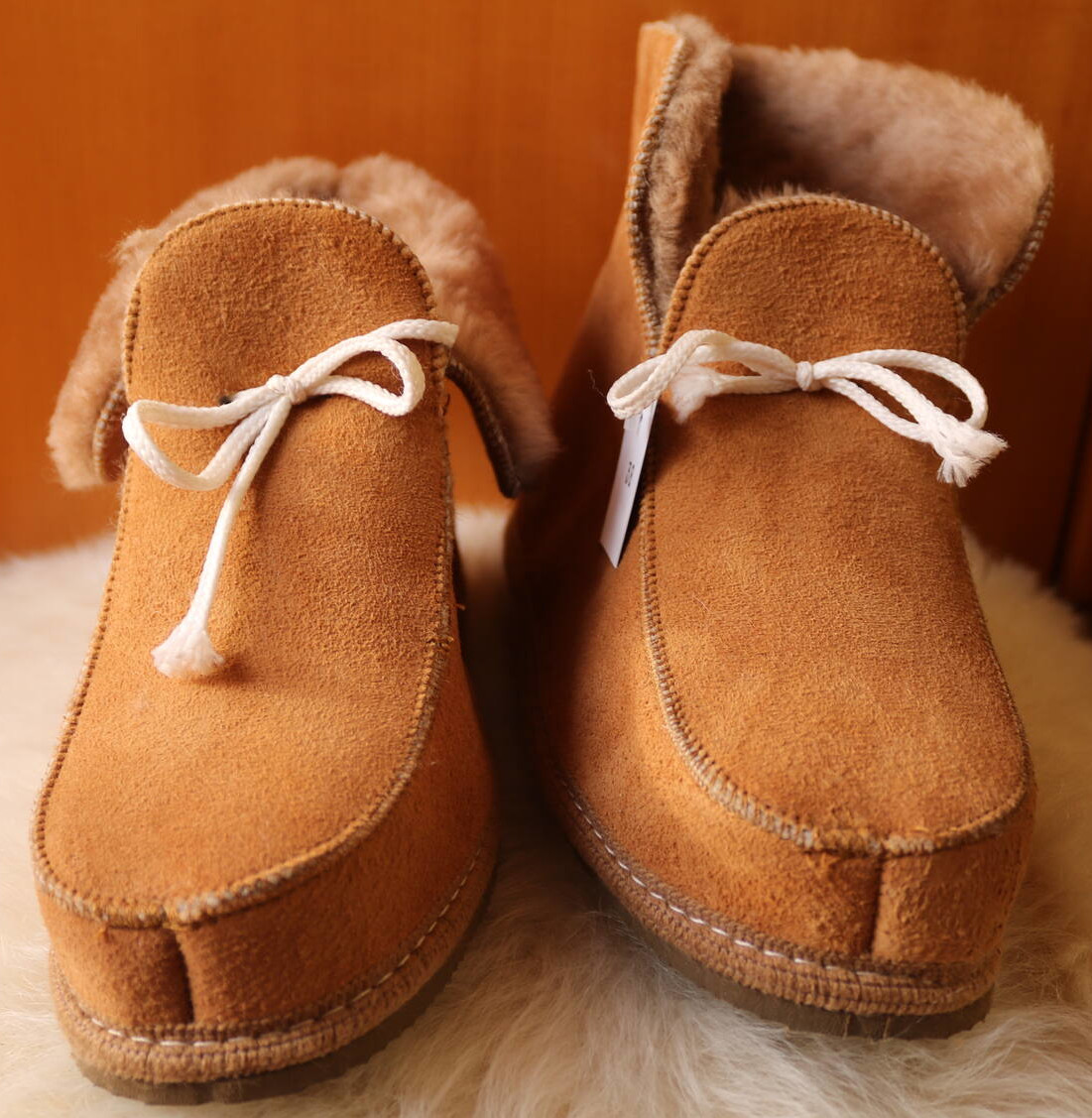 Zapatillas de piel de cordero tipo calle