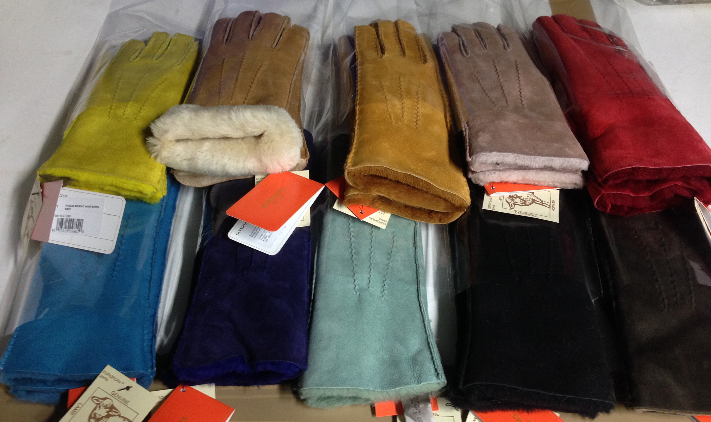 Guantes de piel de Merinillo